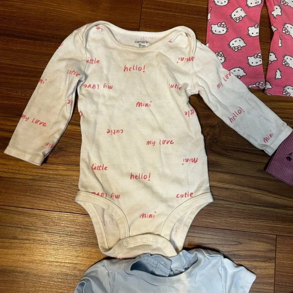 Baby Girls Clothing Lot 9M Ralph Lauren Polo Bear Dress Minnie Mouse Carter